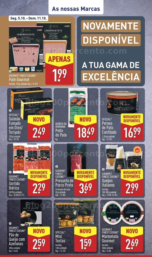 Antevisão Folheto ALDI Promoções de 4 a 10 outubro